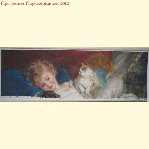 Вышивка  - ткань: Аида 18 ct, техника: крестик в 2 нитки<br>Автор вышивки: Неверова Татьяна (TanyaN)