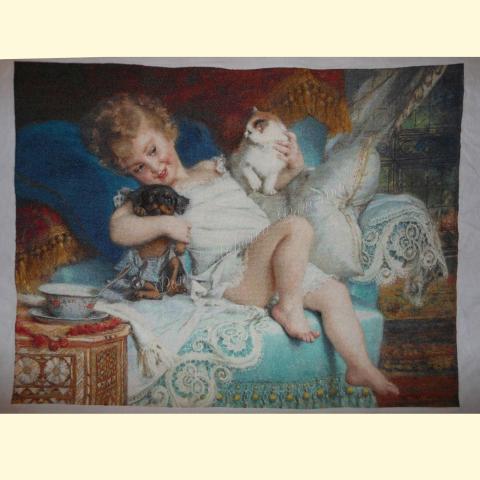 Вышивка  - ткань: Аида 18 ct, техника: крестик в 2 нитки<br>Автор вышивки: Арина Третьякова (bolero)