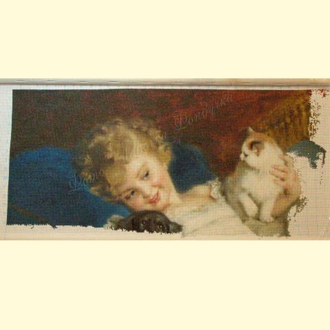 Вышивка  - ткань: Аида 18 ct, техника: крестик в 2 нитки<br>Автор вышивки: Неверова Татьяна (TanyaN)