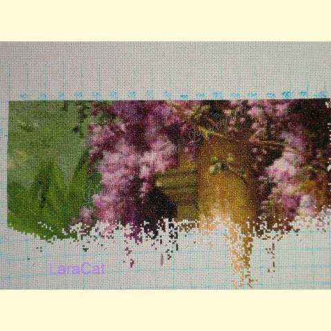 Вышивка  - ткань: Аида 20 ct, техника: крестик в 2 нитки<br>Автор вышивки: Лариса Парамонова (LaraCat)
