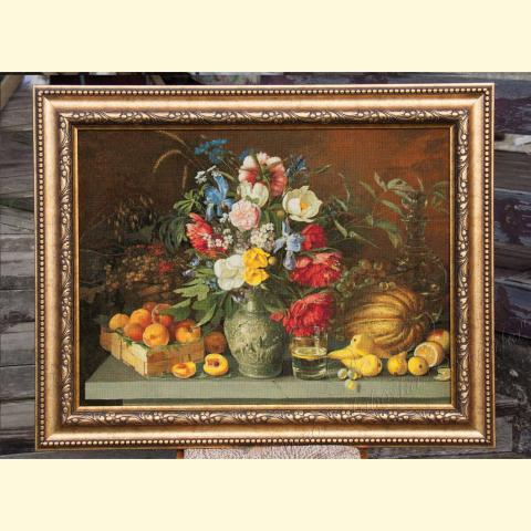 Вышивка  - ткань: Аида 18 ct, техника: крестик в 2 нитки <br>Автор вышивки: Гаганичева Ольга (kukuruzina)