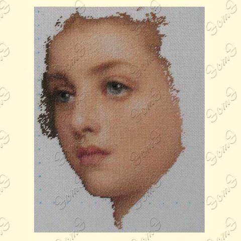 Вышивка  - ткань: Лугана 25 ct, техника: петит-поинт <br>Автор вышивки:  ЭстЭ