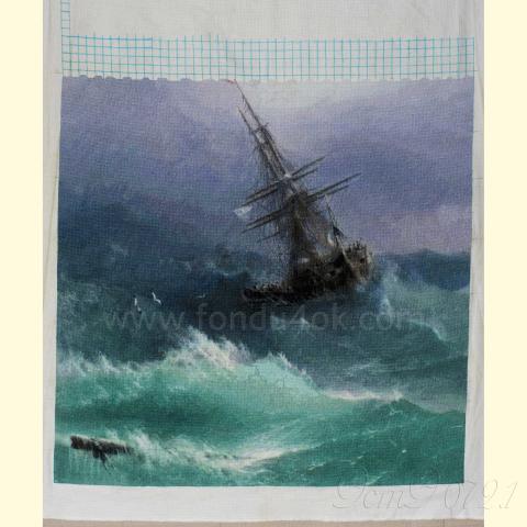 Вышивка  - ткань: Аида 18 ct, техника: крестик в 2 нитки<br>Автор вышивки: Ивилина Николова<br>Примечание: отшив по схеме ЭстЭ 072.1 индивидуального размера 500х690-160