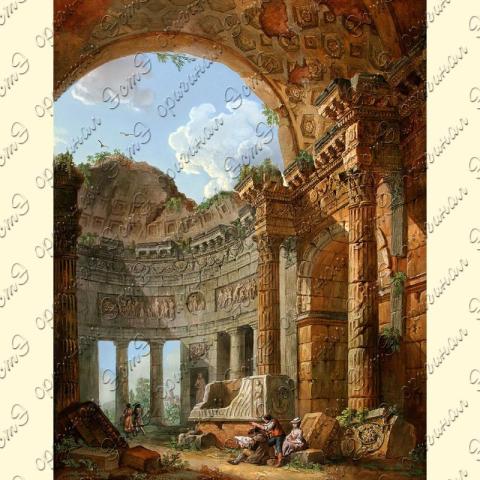 Оригинал схемы - отредактированная репродукция картины