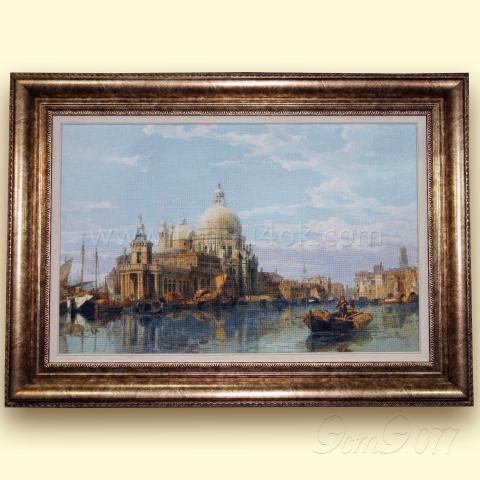 Оформленная вышивка  - ткань: Аида 16 ct, техника: крестик в 2 нитки <br>Автор вышивки: Елена Казаева (Ladotka)