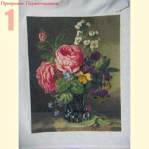 Вышивка  - ткань: Линда 27 ct, техника: петит-поинт <br>Автор вышивки: Людмила Пинаева (люпин)<br>Программа Первоотшивов 2013, Главный приз - завершенная работа