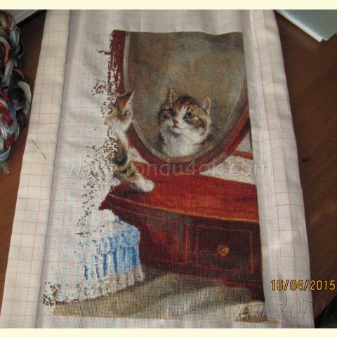 Вышивка  - ткань: Аида 18 ct, техника: крестик в 2 нитки<br>Автор вышивки: Елена Прокопенко (к@линка)