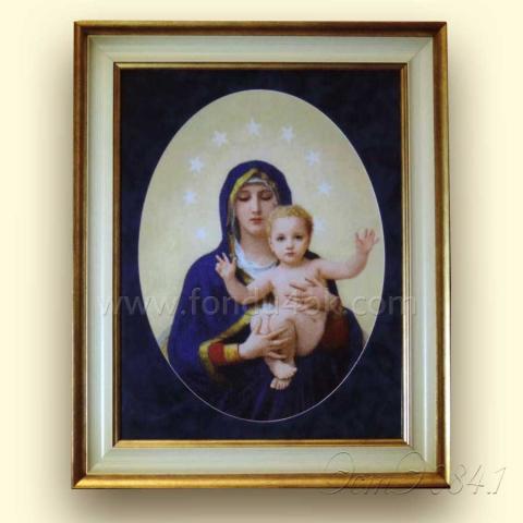 Оформленная вышивка  - ткань: Аида 18 ct, техника: крестик в 2 нитки <br>Автор вышивки:  Курицына Наталья (rubin)