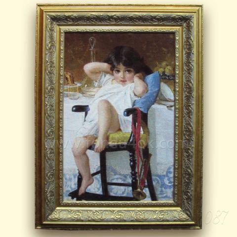 Оформленная вышивка  - ткань: Лугана 25 ct, техника: петит-поинт <br>Автор вышивки: Мусина Эльмира (elishka)