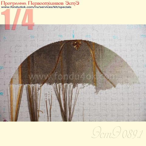 Вышивка  - ткань: Лугана 25 ct, техника: петит-поинт <br>Автор вышивки: Елена Ветрова (Elena_V)<br>Программа Первоотшивов 2015, приз 1/4 работы