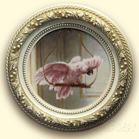 Оформленная вышивка  - ткань: Лугана 25 ct, техника: петит-поинт <br>Автор вышивки: Елена Ветрова (Elena_V)