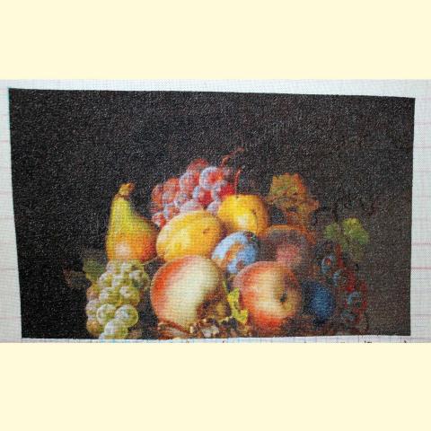 Вышивка  - ткань: Лугана 25 ct, техника: петит-полукрест<br>Автор вышивки: Юлия Орлова (Julchik_spb)<br>Примечание: отшив по схеме ЭстЭ 090.1 индивидуального размера 350х433-200