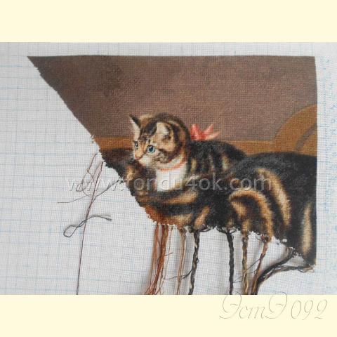 Вышивка  - ткань: Линда 27 ct, техника: петит-поинт <br>Автор вышивки: Елена Орлова (Oрлена)