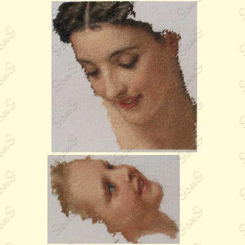 Вышивка  - ткань: Лугана 25 ct, техника: петит-поинт <br>Автор вышивки:  ЭстЭ