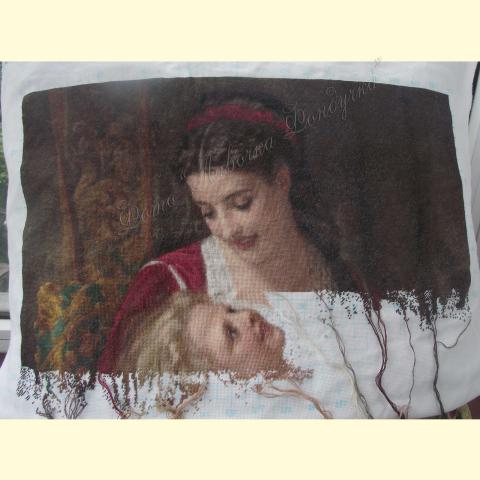 Вышивка  - ткань: Лугана 25 ct, техника: петит-поинт <br>Автор вышивки: Ольга Головина (Путешественница)