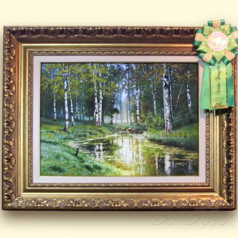 Оформленная вышивка  - ткань: Лугана 25 ct, техника: петит-полукрест в 2 нитки <br>Автор вышивки: Богачева Ольга