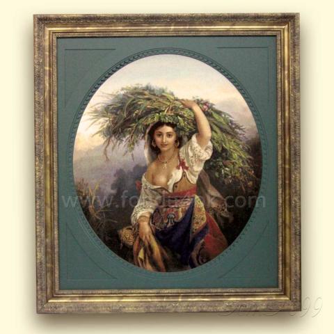 Оформленнаня вышивка  - ткань: Аида 18 ct, техника: крестик в 2 нитки<br>Автор вышивки: Инесса Ермакова