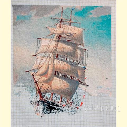 Вышивка  - ткань: Гобеленовая сетка 25 ct, техника: петит-полукрест <br>Автор вышивки: Зоя Тимотина (zoia3)