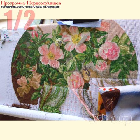 Вышивка  - ткань: Сетка гобеленовая 25 ct, , техника: петит/полукрест <br>Автор вышивки: Jolanta Gaidienė (notera)