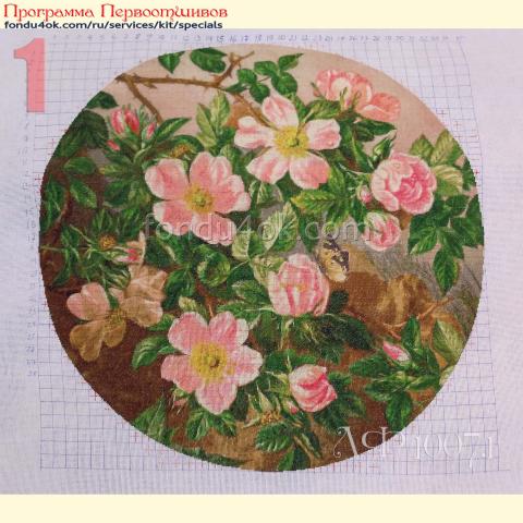 Вышивка  - ткань: Сетка гобеленовая 25 ct, , техника: петит/полукрест <br>Автор вышивки: Jolanta Gaidienė (notera)