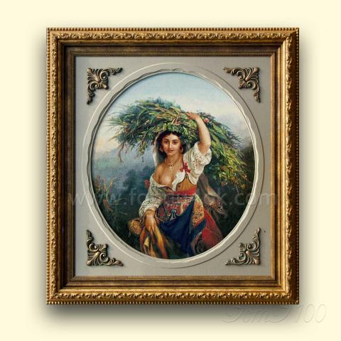 Оформленная вышивка  - ткань: Лугана 25 ct, техника: петит-поинт <br>Автор вышивки: Лариса Бекряшева (ЛаВи)