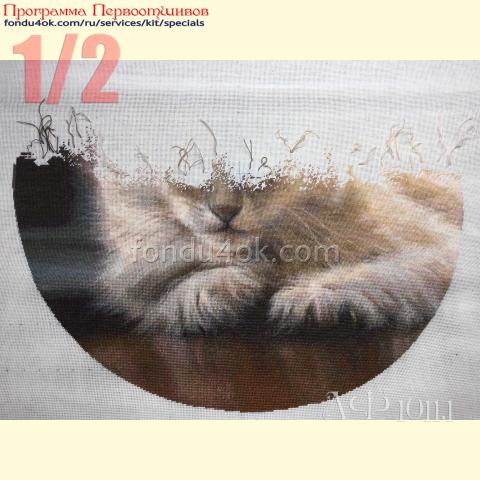 Вышивка  - ткань: Конгресс-страмин 24 ct, техника: петит-полукрест <br>Автор вышивки: Татьяна Федина (tatusha)<br>Программа Первоотшивов 2022, приз 1/2 работы