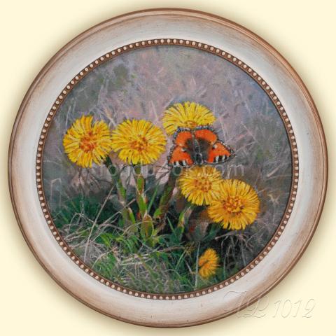 Вышивка в офомлении  - ткань: Конгресс-страмин 24 ct, техника: петит-полукрест <br>Автор вышивки: Ирина Белова