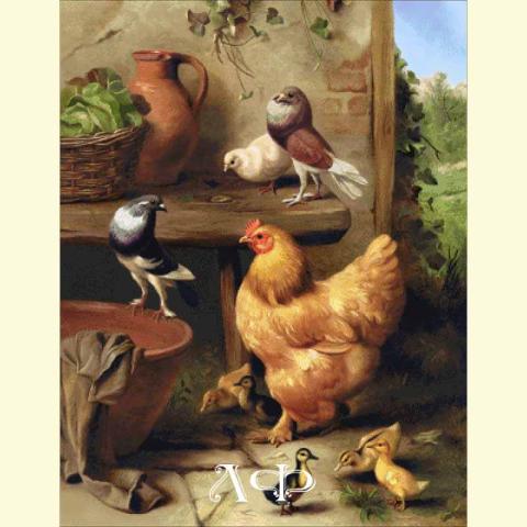 Скрин - компьютерное изображение схемы вышивки