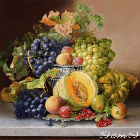 Скрин - компьютерное изображение схемы вышивки