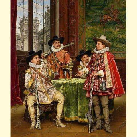 Оригинал схемы - отредактированная репродукция картины