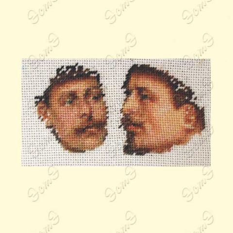 Вышивка  - ткань: Лугана 25 ct, техника: петит-поинт <br>Автор вышивки:  ЭстЭ