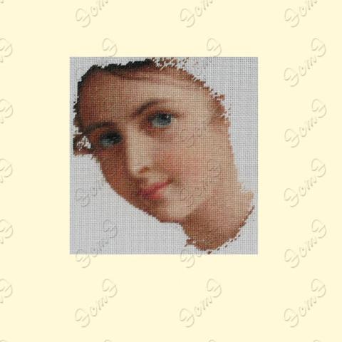 Вышивка  - ткань: Лугана 25 ct, техника: петит-поинт <br>Автор вышивки:  ЭстЭ