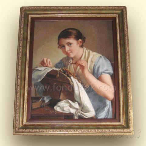 Оформленная вышивка  - ткань: Страмин-Конгресс 24 ct, , техника: петит/полукрест <br>Автор вышивки: Жмурова Екатерина (evamur)