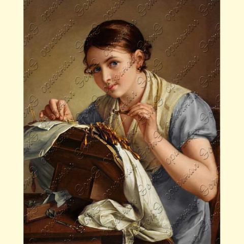 Оригинал схемы - отредактированная репродукция картины