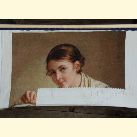 Вышивка  - ткань: Аида 18 ct, техника: крестик в 2 нитки<br>Автор вышивки: Ольга Титова (Titolg)