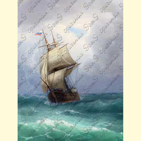 Оригинал схемы - отредактированная репродукция картины