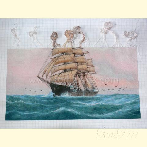 Вышивка  - ткань: Аида 20 ct, техника: крестик в 2 нитки<br>Автор вышивки: Ирина Алексеева (risais)