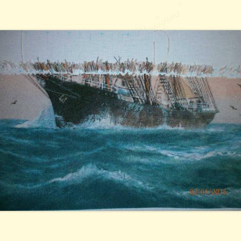 Вышивка  - ткань: Аида 18 ct, техника: крестик в 2 нитки<br>Автор вышивки: Nadja Riesen (mamsi)