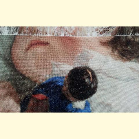 Вышивка  - ткань: Лугана 25 ct, техника: петит-поинт <br>Автор вышивки: Дина