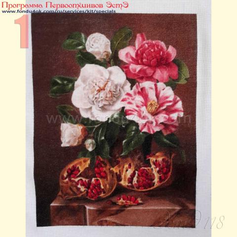 Вышивка  - ткань: Лугана 25 ct, техника: петит-полукрест<br>Автор вышивки: Лобачева Халида (Aza)<br>Программа Первоотшивов 2016, приз завершенная  работа