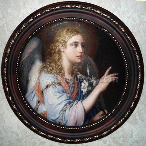 Оформленная вышивка  - ткань: Лугана 25 ct, техника: петит-поинт <br>Автор вышивки: Булатова Людмила