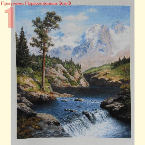 Вышивка  - ткань: Страмин-Конгресс 24 ct, , техника: петит/полукрест <br>Автор вышивки:  Злата Кремез (zlataya)<br>Программа Первоотшивов 2013, приз Завершенная вышивка