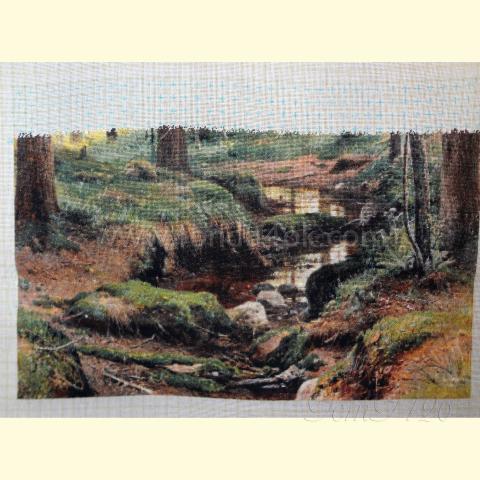 Вышивка  - ткань: Сетка гобеленовая 25 ct, техника: петит/полукрест <br>Автор вышивки:  Светлана (svetik)