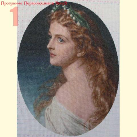 Вышивка  - ткань: Линда 27 ct, техника: петит-поинт <br>Автор вышивки: Екатерина Мусатова  (GattoC)<br>Программа Первоотшивов 2014