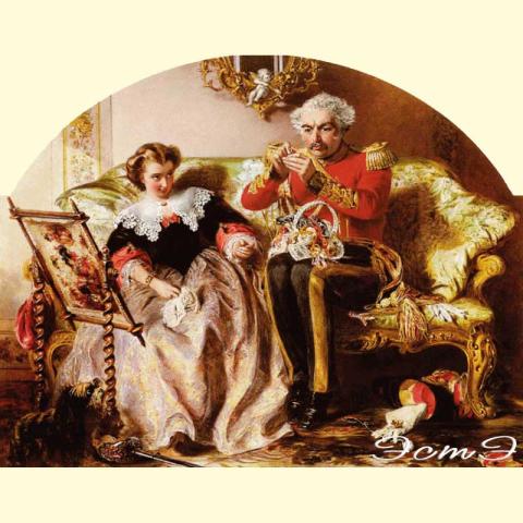 Скрин - компьютерное изображение схемы вышивки