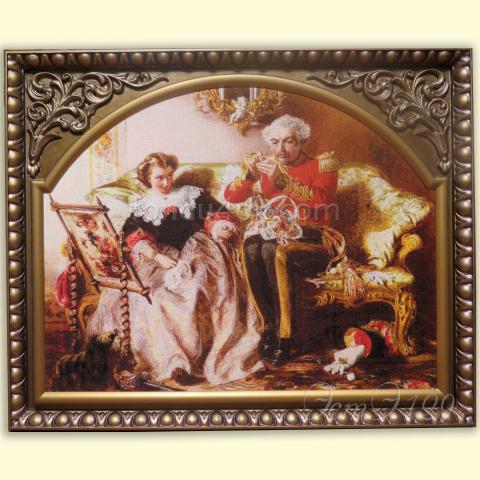 Вышивка  - ткань: Конгресс-страмин 24 ct, техника: петит-полукрест <br>Автор вышивки: Алла Шевченко