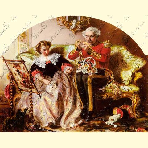 Оригинал схемы - отредактированная репродукция картины