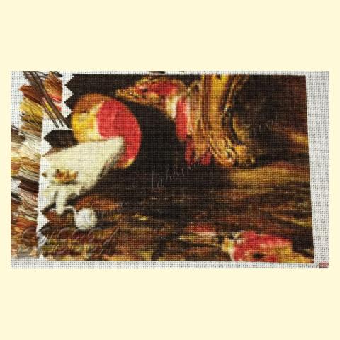 Вышивка  - ткань: Аида 20 ct, техника: крестик в 2 нитки<br>Автор вышивки: (Shebba)