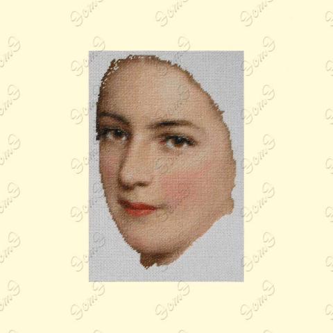 Вышивка  - ткань: Лугана 25 ct, техника: петит-поинт <br>Автор вышивки:  ЭстЭ