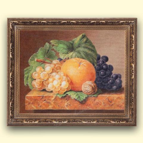 Оформленная вышивка  - ткань: Лугана 25 ct, техника: петит-поинт <br>Автор вышивки: Марина Зобова (MarinaZ)